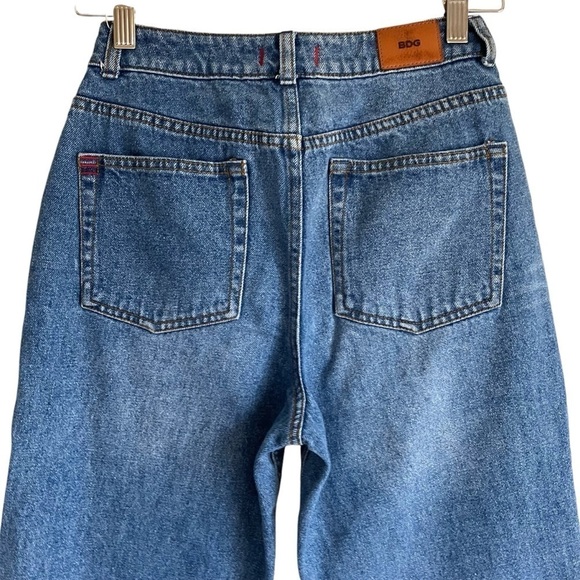 Urban Outfitters BDG High Rise Mom Jean Vintage Mid Wash 90s Style Tapered 25x27 - Picture 5 of 16